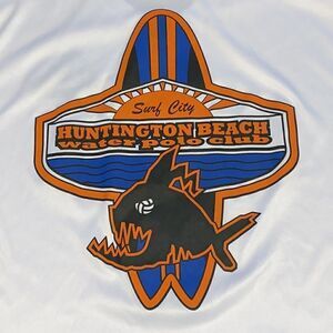A4 Huntington Beach Polo Club V Neck Wicking Tee Shirt Size Medium